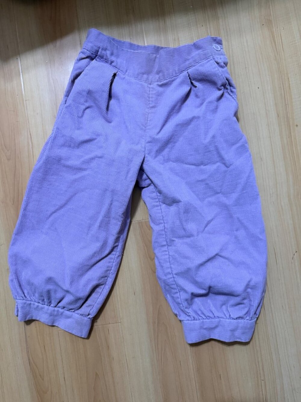 Vintage SWAT Girls Lilac Corduroy Pants Size 12